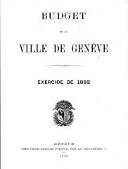 22 vues  - bud_1882 Budget de la Ville de Genève pour l\'année 1882 (ouvre la visionneuse)