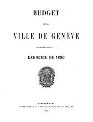 39 vues bud_1890 Budget de la Ville de Genève pour l'année 1890