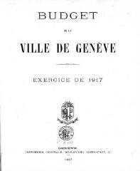 104 vues  - bud_1917 Budget de la Ville de Genève pour l\'année 1917 (ouvre la visionneuse)