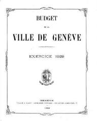 102 vues  - bud_1929 Budget de la Ville de Genève pour l\'année 1929 (ouvre la visionneuse)