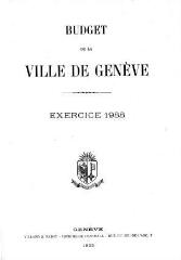 86 vues  - bud_1933 Budget de la Ville de Genève pour l\'année 1933 (ouvre la visionneuse)
