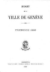 88 vues bud_1935 Budget de la Ville de Genève pour l'année 1935