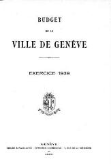 90 vues bud_1939 Budget de la Ville de Genève pour l'année 1939