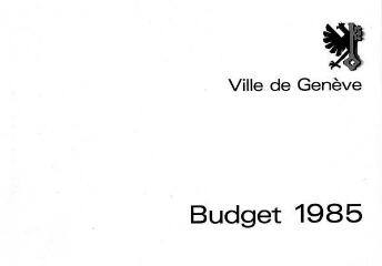 164 vues bud_1985 Budget 1985