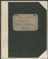 76 vues 552.B.1/17 Cimetière de Châtelaine : répertoire tombes à la ligne fossé A-C