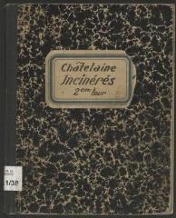 108 vues  - 552.B.1/38 Cimetière de Châtelaine : registre des personnes incinérées puis inhumées (ouvre la visionneuse)