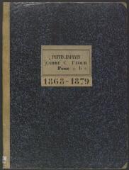 48 vues 552.B.2/5 Cimetière de Châtelaine : registre petits enfants fosses A-C 1-1689