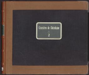 18 vues  - 552.B.3/13 Cimetière de Châtelaine : registre des concessions 837-880 (ouvre la visionneuse)