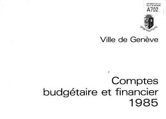 202 vues  - crf_1985 Comptes budgétaire et financier 1985 (ouvre la visionneuse)
