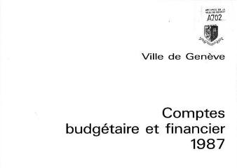238 vues  - crf_1987 Comptes budgétaire et financier 1987 (ouvre la visionneuse)