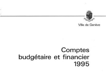 196 vues crf_1995 Comptes budgétaire et financier 1995