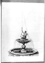 1 vue  - 252.D.1/1 Gravure de la face de la fontaine; signé par Leeb (ouvre la visionneuse)