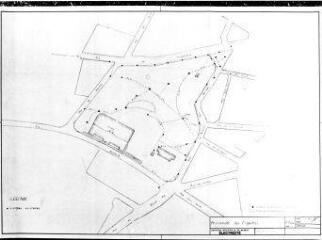 1 vue  - 252.D.1/119 Cropettes; Plan du parc et du quartier (ouvre la visionneuse)