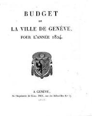 24 vues  - bud_1824 Budget de la Ville de Genève pour l\'année 1824 (ouvre la visionneuse)
