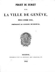 36 vues  - bud_1843 Budget de la Ville de Genève pour l\'année 1843 (ouvre la visionneuse)